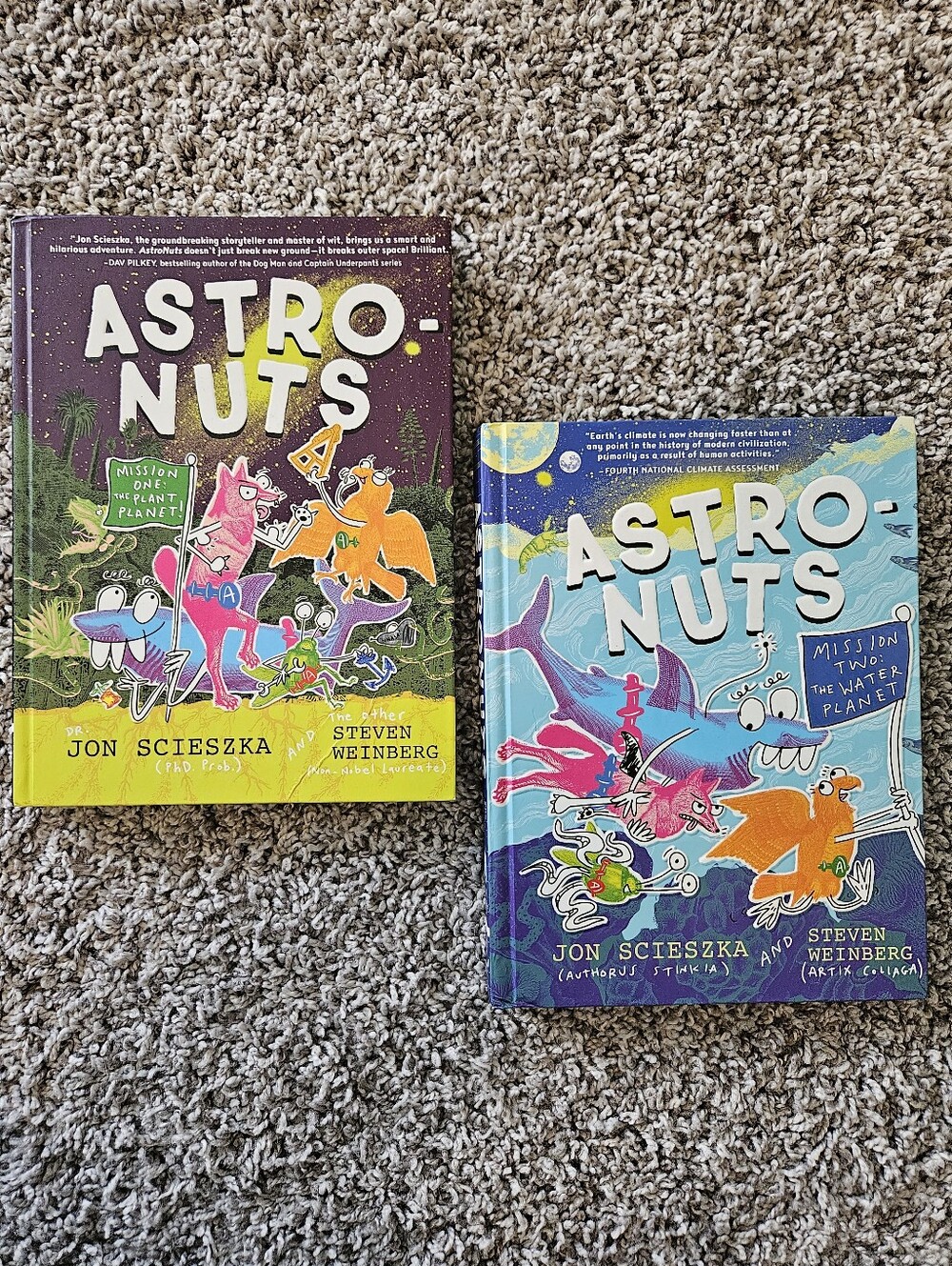 Astronuts Kids Graphic Novel Book Set 1 & 2